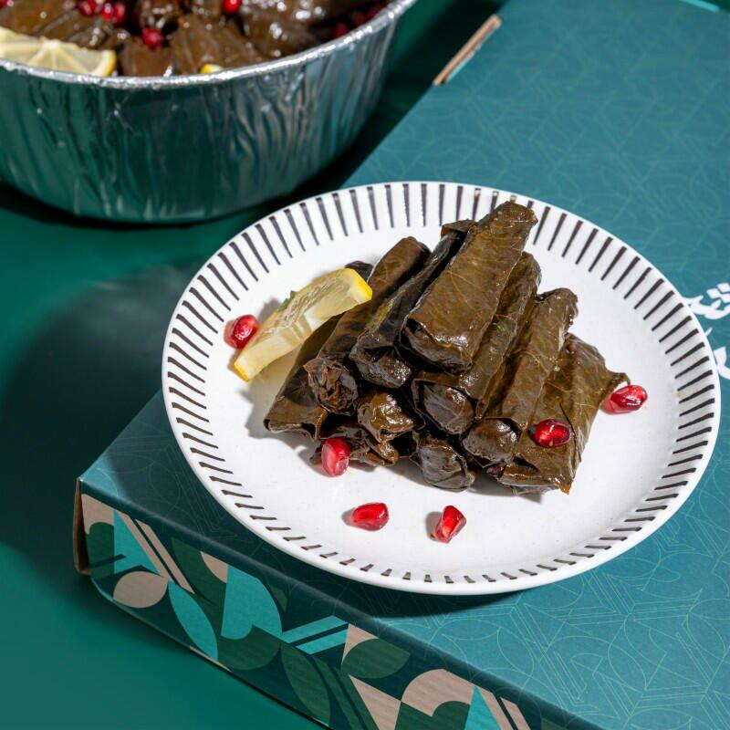 طبق محشي ورق عنب